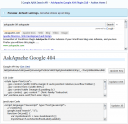 AskApache Google 404 WordPress Plugin Configuration Panel