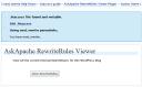 AskApache RewriteRules Viewer Plugin Panel