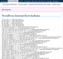WordPress Internal Rewrite Rules