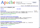 Apache Search Results Screen Shot