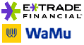 Etrade and WaMu Logo