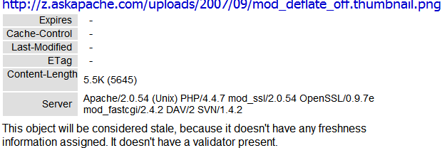 No Cache-Control Headers