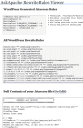 ScreenShot of Update RewriteRules Viewer Plugin for WordPress