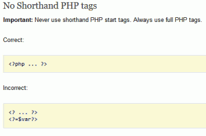 no-php-shorthand