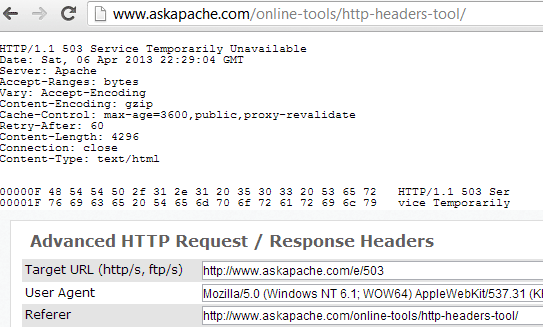 HTTP Status Codes