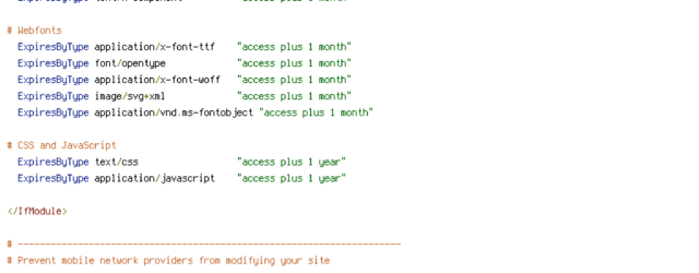 DEFLATE, force-no-vary, HTTP_HOST, HTTPS, INCLUDES, REQUEST_FILENAME, REQUEST_URI, SCRIPT_FILENAME, SERVER_PORT, static, TIME