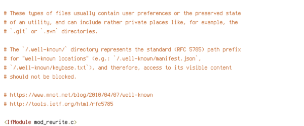 DEFLATE, HTTP_HOST, HTTPS, INCLUDES, ORIGIN, REQUEST_FILENAME, REQUEST_URI, SCRIPT_FILENAME, SERVER_PORT, TIME