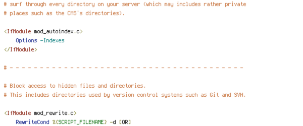 DEFLATE, HTTP_HOST, HTTPS, INCLUDES, ORIGIN, REQUEST_FILENAME, REQUEST_URI, SCRIPT_FILENAME, SERVER_ADDR, SERVER_PORT, TIME