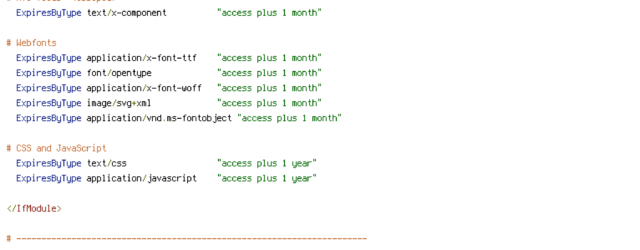 CONTENT_TYPE, DEFLATE, force-no-vary, HTTP_HOST, HTTPS, INCLUDES, REQUEST_FILENAME, REQUEST_URI, SCRIPT_FILENAME, SERVER_PORT, static, TIME