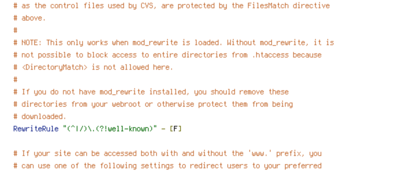 HTTP_HOST, no-gzip, REQUEST_FILENAME, REQUEST_URI
