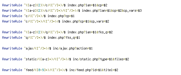 HTTP_HOST, REQUEST_URI, static