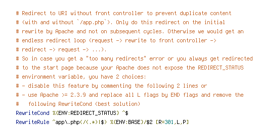 ENV, REDIRECT_STATUS, REQUEST_FILENAME, REQUEST_URI