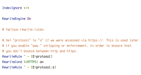 ENV, HTTP_HOST, HTTPS, protossl, REQUEST_FILENAME, REQUEST_URI