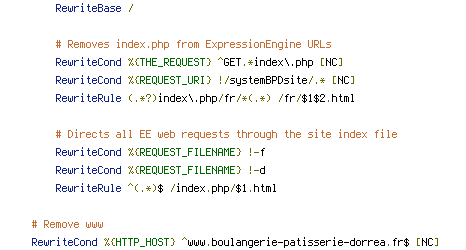 GET, HTTP_HOST, REQUEST_FILENAME, REQUEST_URI, THE_REQUEST