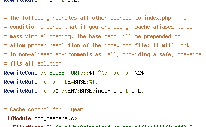 ENV, REQUEST_FILENAME, REQUEST_URI