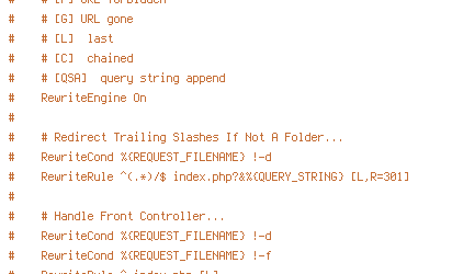 QUERY_STRING, REQUEST_FILENAME