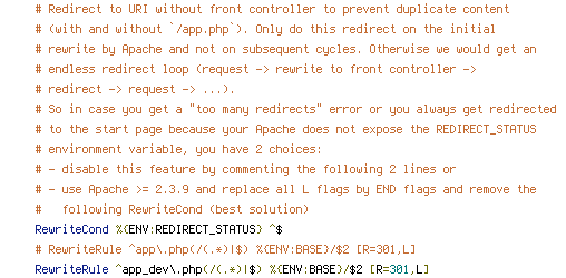 ENV, REDIRECT_STATUS, REQUEST_FILENAME, REQUEST_URI