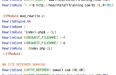 HTTP_HOST, HTTP_REFERER, REQUEST_FILENAME