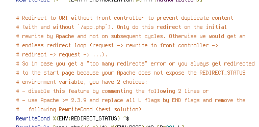 ENV, REDIRECT_STATUS, REQUEST_FILENAME, REQUEST_URI