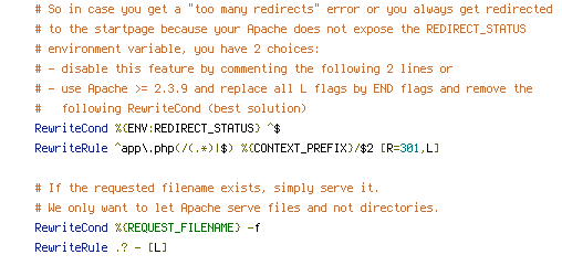 CONTEXT_PREFIX, ENV, REDIRECT_STATUS, REQUEST_FILENAME, REQUEST_URI