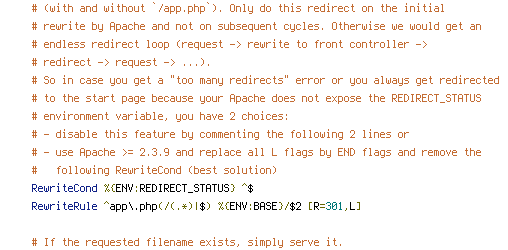 DOCUMENT_ROOT, ENV, REDIRECT_STATUS, REQUEST_FILENAME, REQUEST_URI, SCRIPT_FILENAME