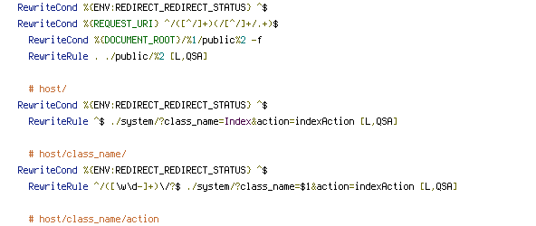 DOCUMENT_ROOT, ENV, REDIRECT_REDIRECT_STATUS, REQUEST_URI