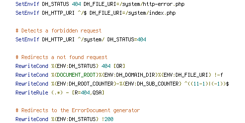 DOCUMENT_ROOT, ENV, REDIRECT_STATUS, REQUEST_URI