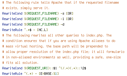 ENV, REQUEST_FILENAME, REQUEST_URI