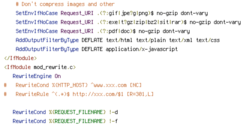 DEFLATE, HTTP_HOST, no-gzip, REQUEST_FILENAME, REQUEST_URI