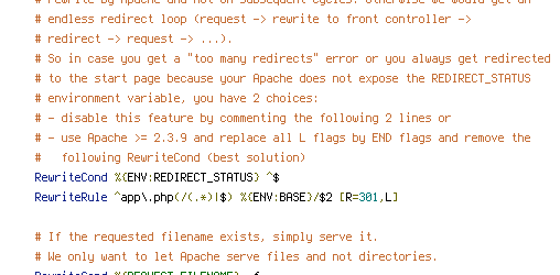 ENV, REDIRECT_STATUS, REQUEST_FILENAME, REQUEST_URI