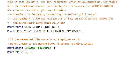 ENV, REDIRECT_STATUS, REQUEST_FILENAME, REQUEST_URI