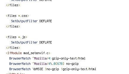 DEFLATE, no-gzip, ORIGIN, QUERY_STRING, REQUEST_FILENAME, REQUEST_METHOD, THE_REQUEST