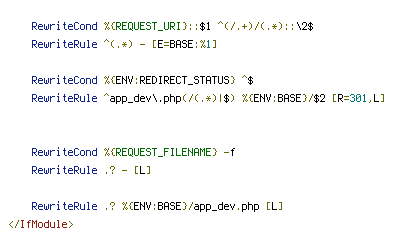 ENV, REDIRECT_STATUS, REQUEST_FILENAME, REQUEST_URI