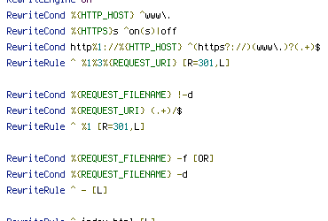 HTTP_HOST, HTTPS, REQUEST_FILENAME, REQUEST_URI