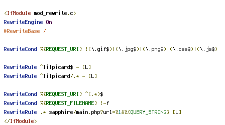 QUERY_STRING, REQUEST_FILENAME, REQUEST_URI