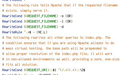 ENV, REQUEST_FILENAME, REQUEST_URI