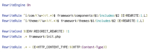 CONTENT_TYPE, ENV