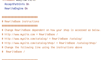 downgrade-1.0, force-response-1.0, HTTP_HOST, HTTPS, nokeepalive, REQUEST_URI