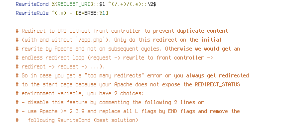 ENV, REDIRECT_STATUS, REQUEST_FILENAME, REQUEST_URI