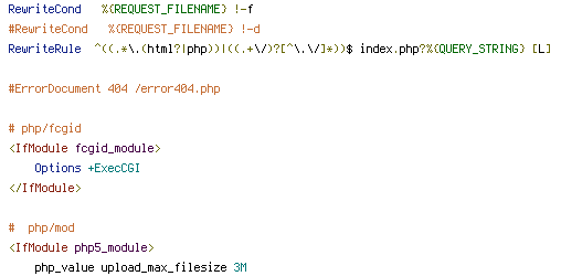 QUERY_STRING, REQUEST_FILENAME