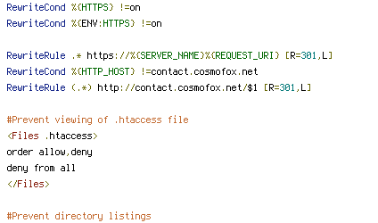 DEFLATE, ENV, HTTP_HOST, HTTPS, REQUEST_URI, SERVER_NAME