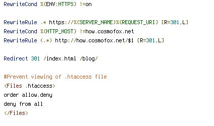 DEFLATE, ENV, HTTP_HOST, HTTPS, REQUEST_URI, SERVER_NAME