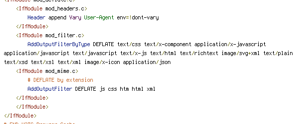 DEFLATE, no-gzip, QUERY_STRING, REQUEST_FILENAME