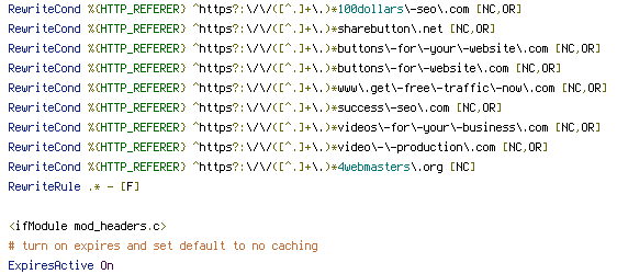 HTTP_HOST, HTTP_REFERER, no-cache, Pragma