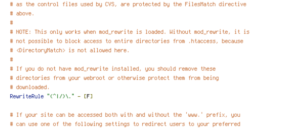 HTTP_HOST, no-gzip, REQUEST_FILENAME, REQUEST_URI
