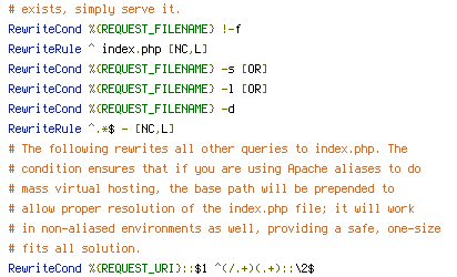 ENV, REQUEST_FILENAME, REQUEST_URI