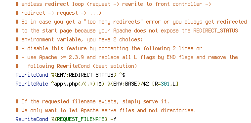 ENV, REDIRECT_STATUS, REQUEST_FILENAME, REQUEST_URI