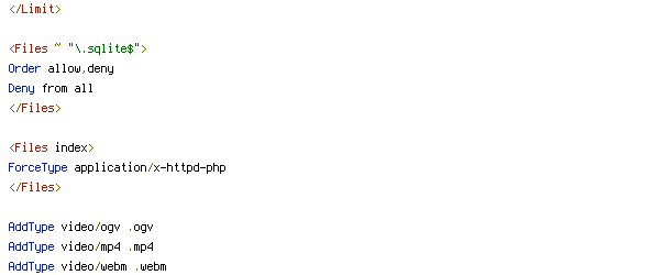 ENV, GET, POST, PUT, REQUEST_FILENAME, REQUEST_URI