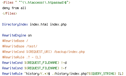 QUERY_STRING, REQUEST_FILENAME, REQUEST_URI