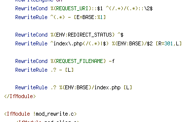 ENV, REDIRECT_STATUS, REQUEST_FILENAME, REQUEST_URI